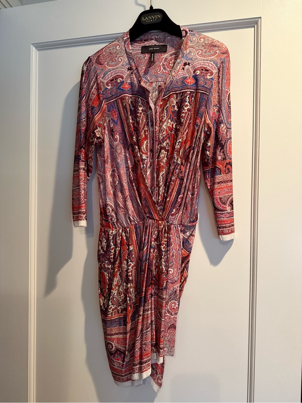ISABEL MARANT - Never Worn - Colorful Paisley Three-Quarter Sleeve Tunic/Dress